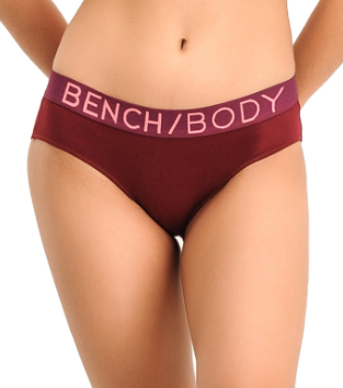 BENCH Low Rise Hipster Panty - Maroon