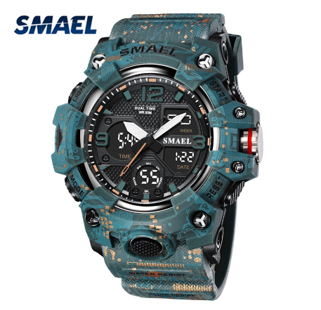 Original Luxury Fashion Luminous Waterproof Men's Watch Sports Men's Watch BLUE
