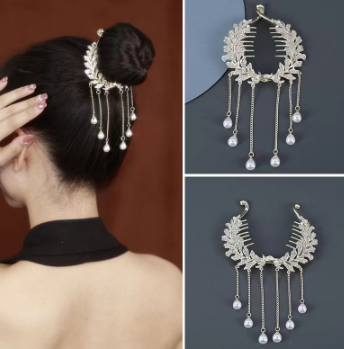 Korean Hair Clip Tassel Hair Pin Metal Hair Clips Hair Accessories Women