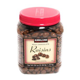 Kirkland Signature Milk Chocolate Covered Raisins 1.53kg