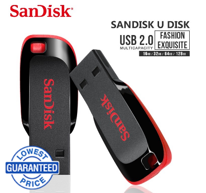 Sandisk Original 16GB Cruzer Blade USB 2.0 Flash Drive Memory Stick Portable CZ50