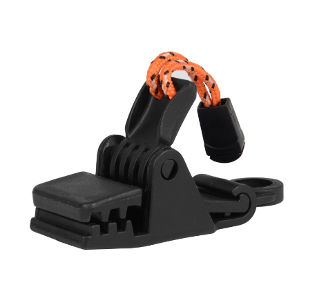 Outdoor Tent Canopy Clip Plastic Clip Reinforced Windproof Clip Large Hanging Buckle Windproof Rope Holder Equipment Accessories Clip