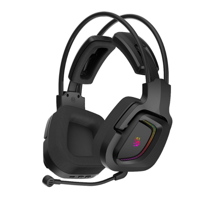 A4Tech Bloody MR575 RGB Detachable Noise-Cancelling Microphone Wireless Over Ear Gaming Headset