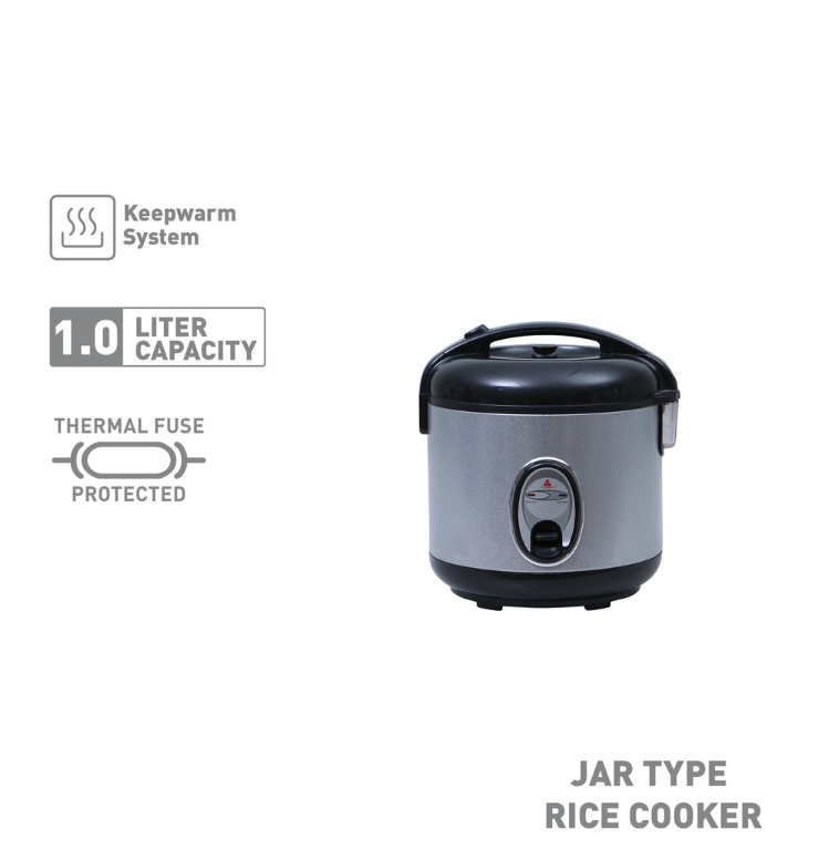 Hanabishi Jar type Rice Cooker HJC10SS Silver Series 1L 5 persons