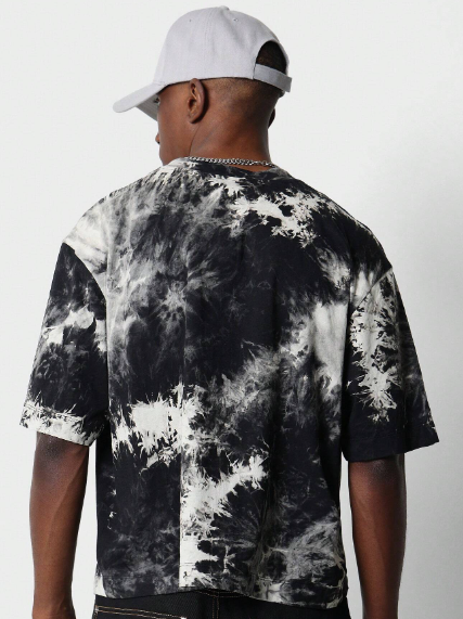 SUMWON Crop Fit Tie Dye Tee College Ready