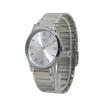 Timex Analog Silver Stainless Steel Analog Quartz Watch For Men TW00NTD12E CLASSICS