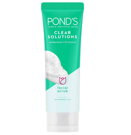 Pond's Clear Solutions Anti-Bacterial Oil Control Facial Scrub 50g
