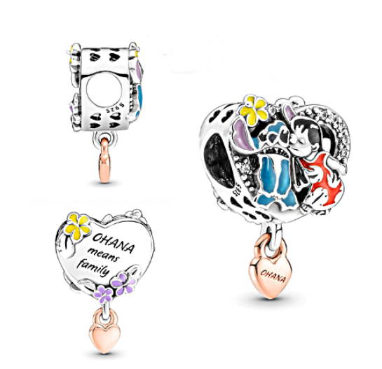 925 Silver Trinkets Balloon Charms Beads for Bracelet Pan Security Chain d014