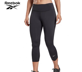Fashion Top Reebok 3/4 High Waist Leggings for Women