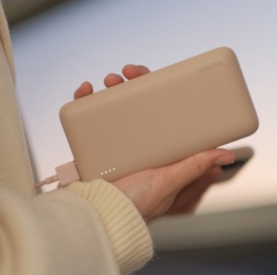SOLOVE 003M Upgraded 20000mAh PD Fast Charge Power Bank USB-C 18W Two-way Fast Charge FASTER LIGHTER