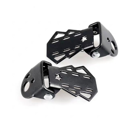 1Pair Bike Rear Fold Pedal MTB Road Bike Foldg Footrests Cyclg Accessories
