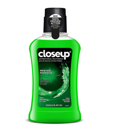 Closeup Antibacterial Mouthwash Menthol Paradise 250Ml