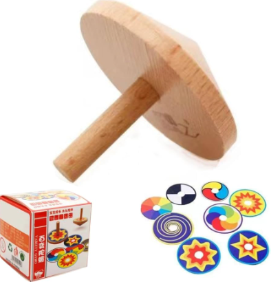 Spinning Top with 8 pcs Design