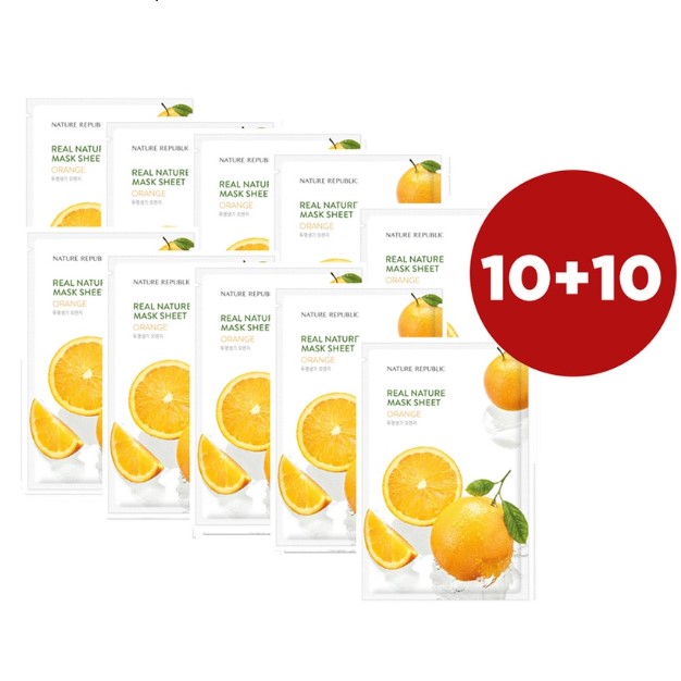 Nature Republic Orange Mask Sheet 10+10