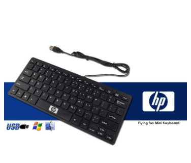 Universal keyboard HP Mini Multimedia usb Keyboard for laptop pc