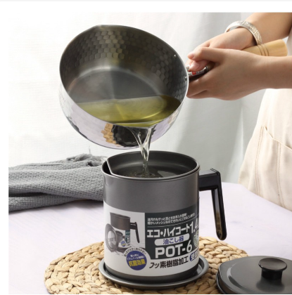 Stainless Steel Large Capacity Oil filter, Oil filter Container Tank NO base included