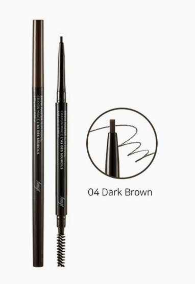 The Face Shop Brow Master Slim Pencil 04 Dark Brown