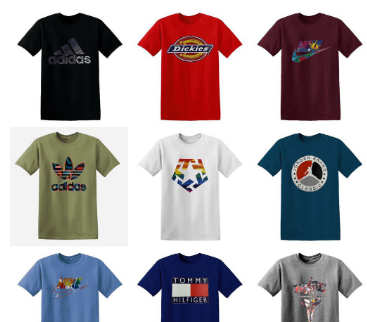 MEN'S FASHION T-SHIRT ASSORTED DESIGN AND COLOR