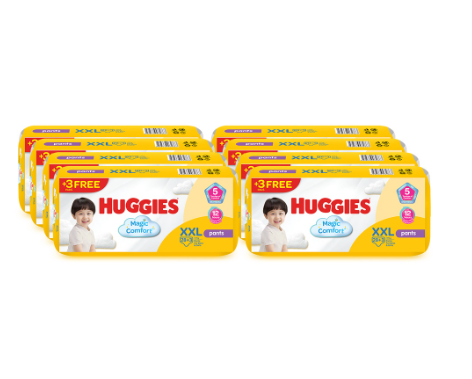 Huggies Magic Comfort Jumbo XXL - 31 pcs x 8 packs (248 pcs)