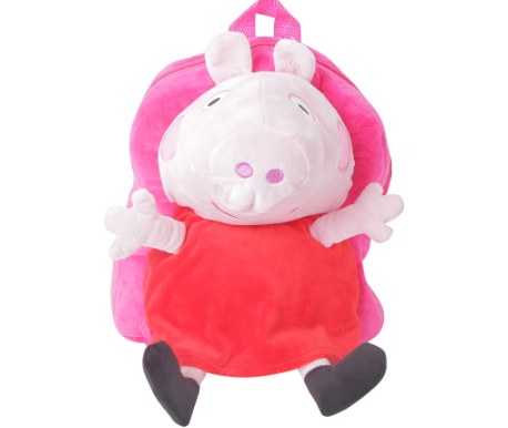 Peppa Pig Pink 3D Plush backpack