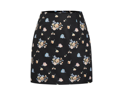 Lovito Women Casual Ditsy Floral Flowers Mini Skirts L73AD120
