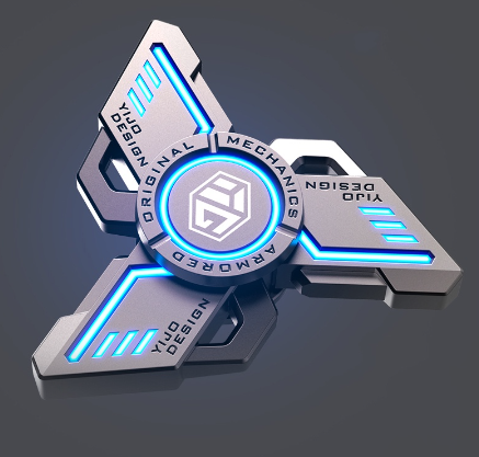 Luminous Fidget Spinners Alloy Metal Hand Spinner Mute Bearing Noctilucent Gyro Stress Relief Toys For Adult Kid