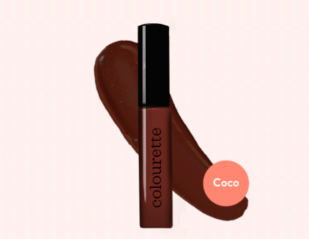 Colourette Colourtint Mini in Coco (Matte) [Long-Lasting, Matte Lip Tint, Cheek Tint, Makeup]
