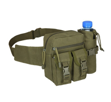 Waist Bags✑Tactical Men Waist Pack Nylon Hiking Water Bottle Phone Pouch Outdoor Sports Camping Belt