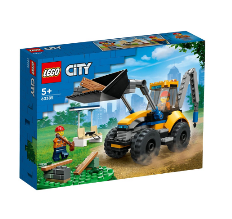 LEGO City 60385 Construction Digger, Age 5+, Building Blocks, 2023 (148pcs)