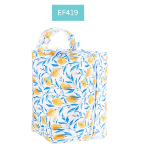 Happyflute Baby Cloth Diaper Bag Waterproof Washable Reusable Wetbag Fashion Diaper Pods Can Hold 5-10Pieces AIO Diapers S4