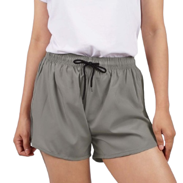 INSPI Running Shorts for Woman Short Summer Korean Taslan Pambahay plus size Black Beach outfit (Mocha)