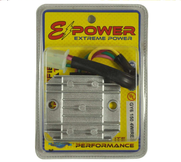 E-POWER GY6 4 Wires Rectifier Regulator