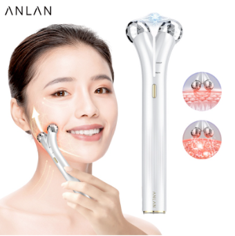 ANLAN Face Roller EMS Massager V Face Slimming Face Lifting Double Chin Removal Neck Slimmer