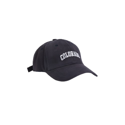 Lovito Women Casual Letter Embroidery Baseball Cap Hat L63AD267 (Off White/Navy Blue/Burgundy/Black)