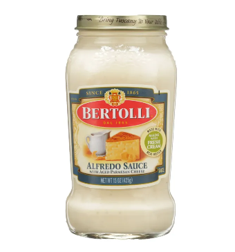 Bertolli Alfredo Sauce Made with Fresh Cream 425g