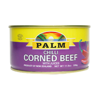 Palm Chilli Corned Beef With Juices 326g