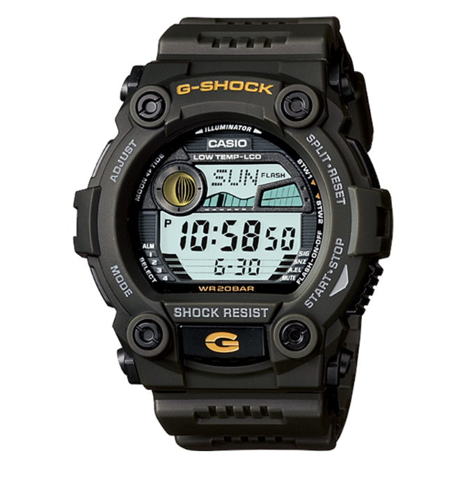 Casio G-Shock Basic Black Resin Digital Watch For Men CG-7900-3DR