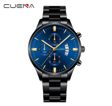 Cuena Men's Watch Leisure Sports Quartz Waterproof Watch 845S 0018