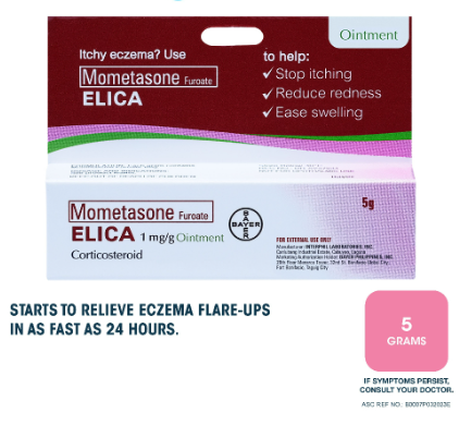Elica Eczema Topical Steroid Ointment 5g