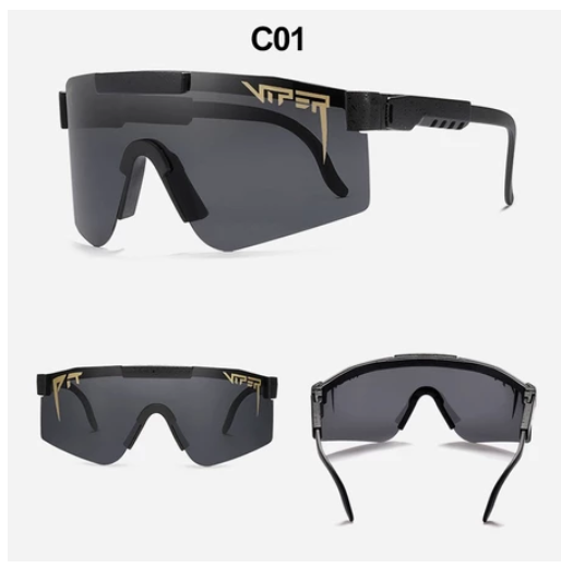 Viper Sports Sunglasses UV400 Outdoor Polarized Sports Eyewear Fashion Bike Bicycle Sunnies Mtb Goggles with Case Protection Cycling