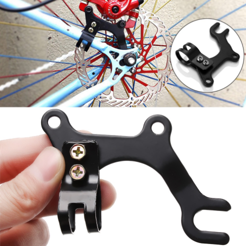 Bicycle Disc Brake Modification Bracket Frame Adapter Holder Mountain Bike Converter V Brake Rack Ou