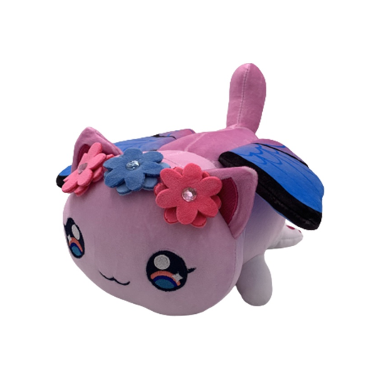 Kawaii Aphmau Meows Cat Plush Toy Soft Meemeow Stuffed Donut Cat Plushes French Fry Cheeseburger Food Plush Doll CAT22