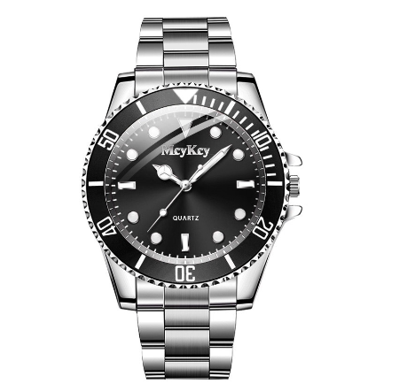 Luxury Men Stainless Steel Business Watches With Calendar Male Sport Quartz Watch M005