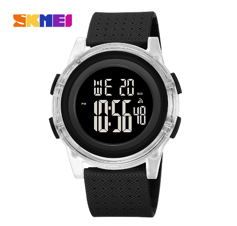 Skmei 1997 Watch for Women Fashion Trend Single Display Waterproof Digital BLACK