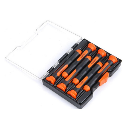 Tactix ME205791 Screwdriver Precision Set 6pc (Black/Orange)
