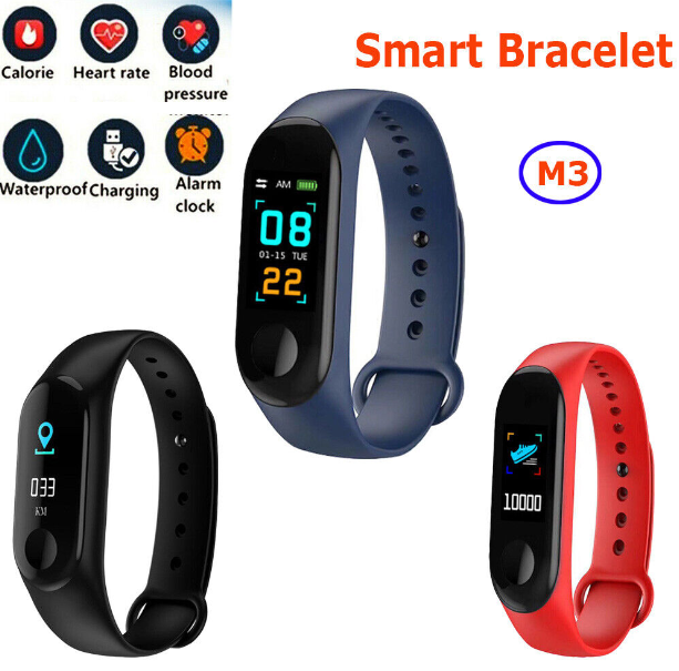 M3 Smart Watch Bracelet Heart Rate Monitor