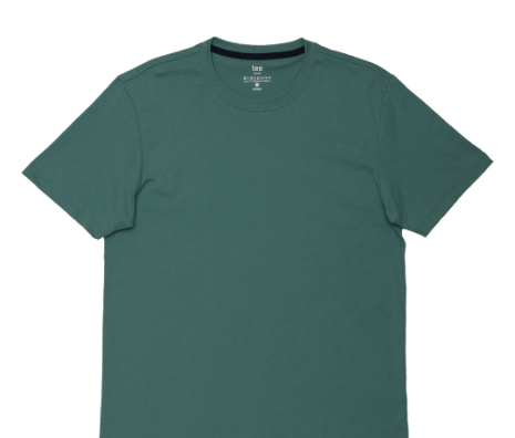 GIORDANO Men's Cotton Jersey Tee T-Shirt - 24 - Deep Sea Green