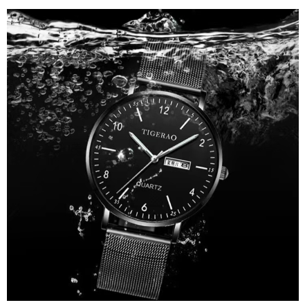 Original Luxury Fashion Waterproof Calendar Trendy Starry Sky Watch Stone Luminous Stainless Steel Watch 01