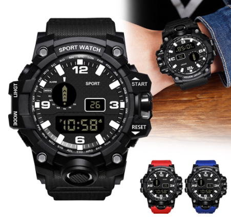 Digital Watch Sports Watch Multifunctional Leisure Relo W0151