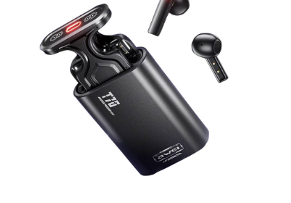 Awei T70 ENC Wireless Bluetooth V5.3 Earbuds With Charging Case Earphone Headset
